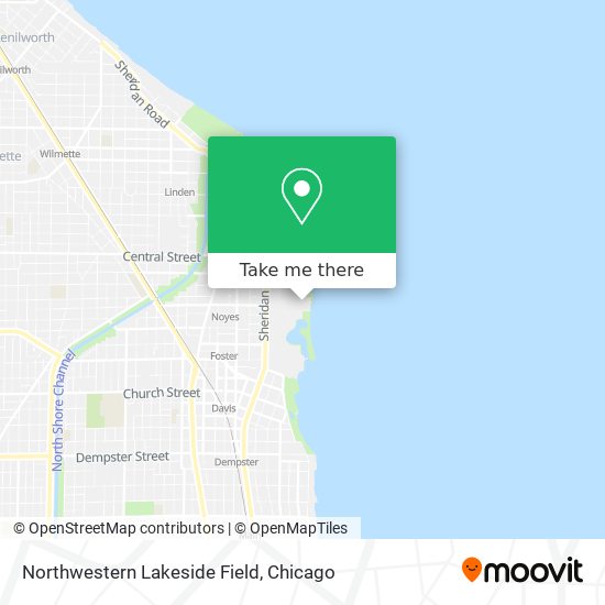 Northwestern Lakeside Field map