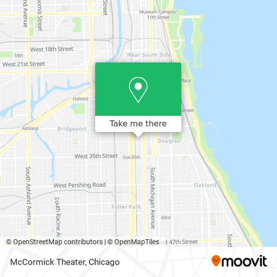 McCormick Theater map