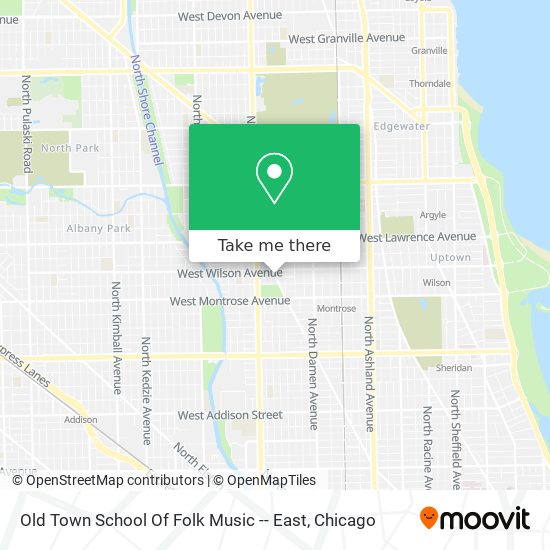 Mapa de Old Town School Of Folk Music -- East
