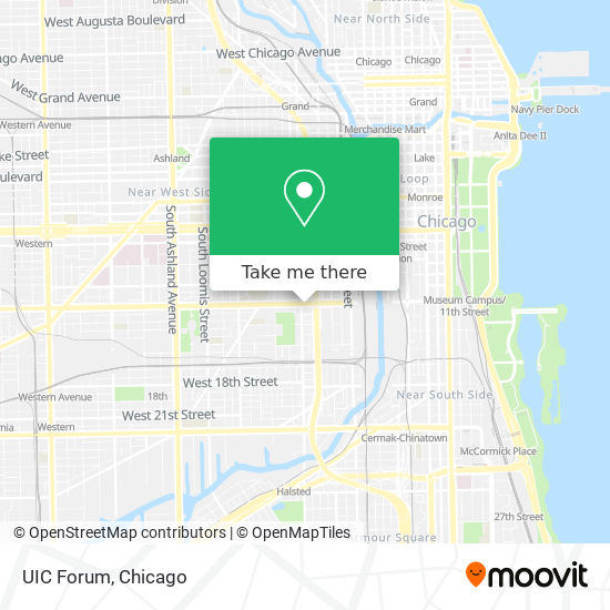 UIC Forum map