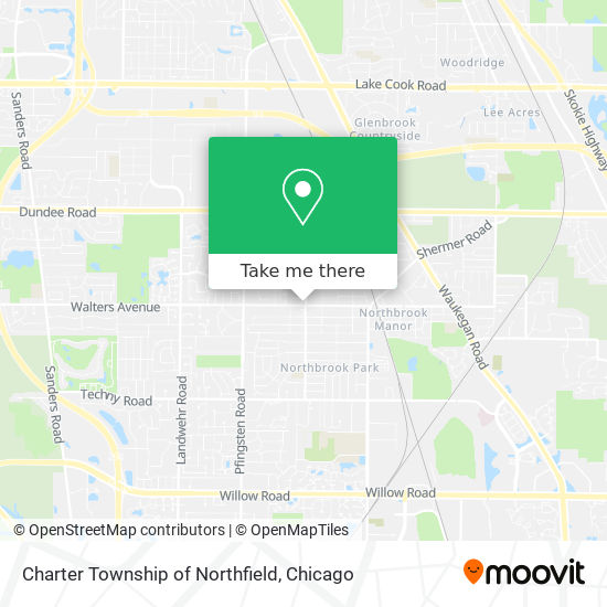 Charter Township of Northfield map