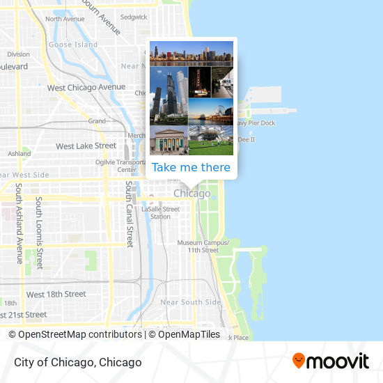 City of Chicago map