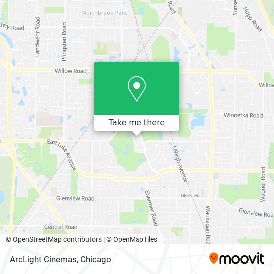 Mapa de ArcLight Cinemas