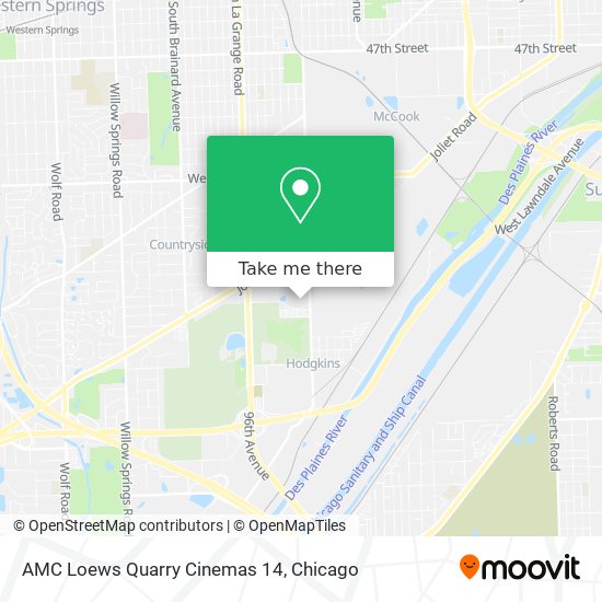 AMC Loews Quarry Cinemas 14 map