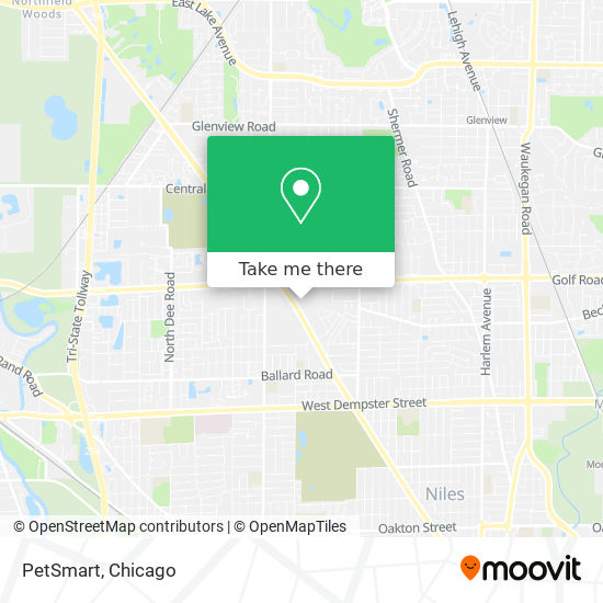 PetSmart map