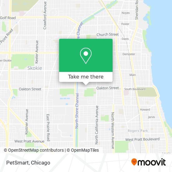 PetSmart map