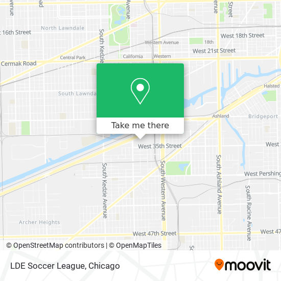 LDE Soccer League map