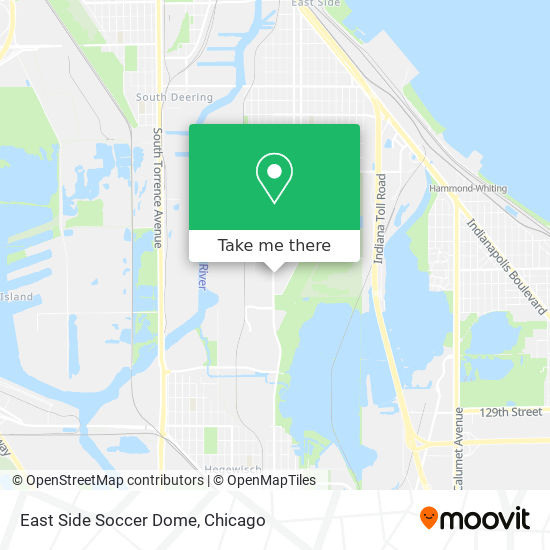 Mapa de East Side Soccer Dome