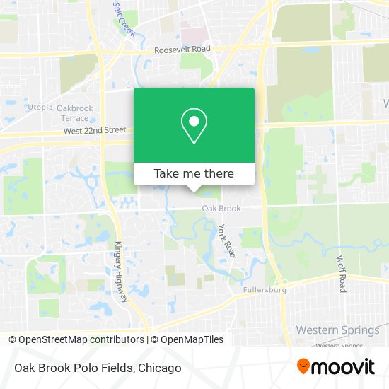 Oak Brook Polo Fields map