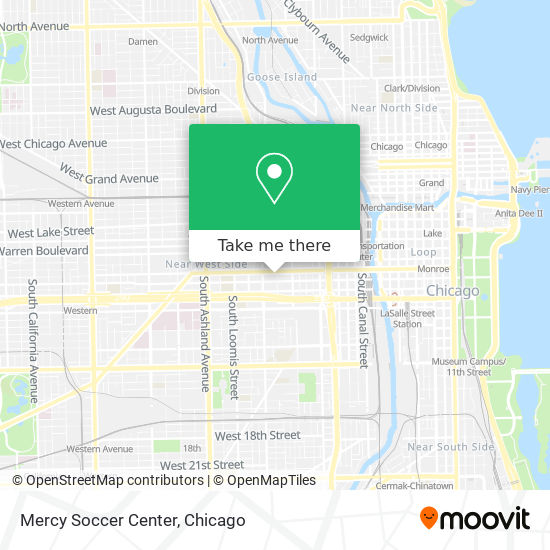 Mercy Soccer Center map