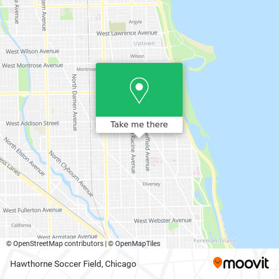 Mapa de Hawthorne Soccer Field