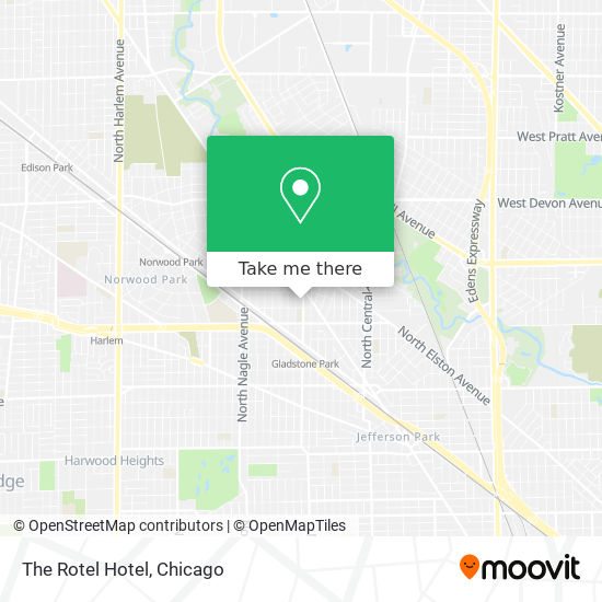 The Rotel Hotel map