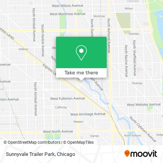 Mapa de Sunnyvale Trailer Park