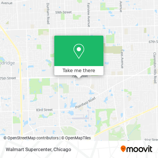 Walmart Supercenter map