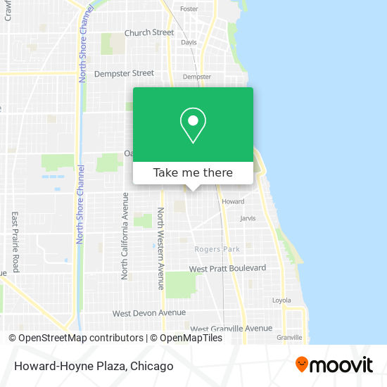 Howard-Hoyne Plaza map