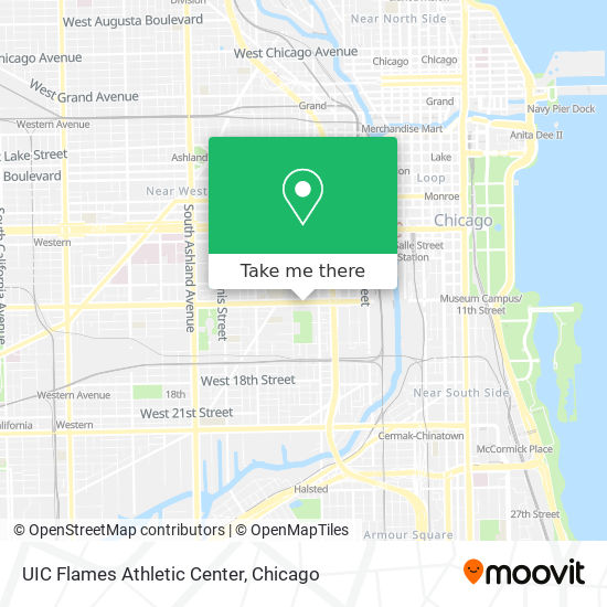 UIC Flames Athletic Center map