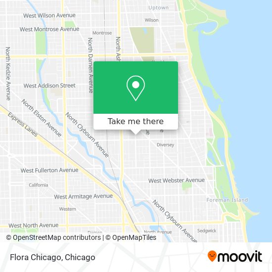 Flora Chicago map