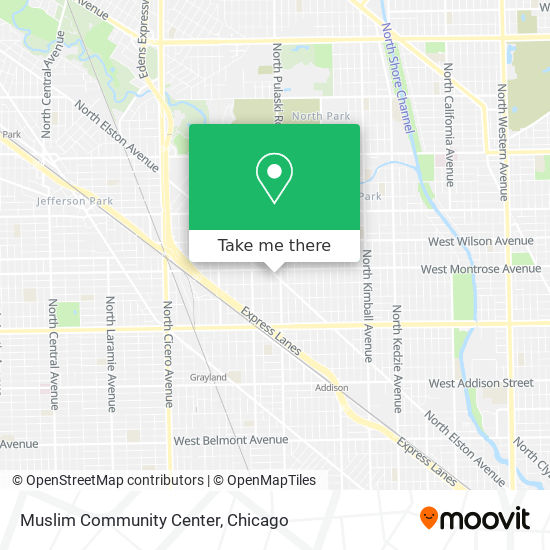 Muslim Community Center map