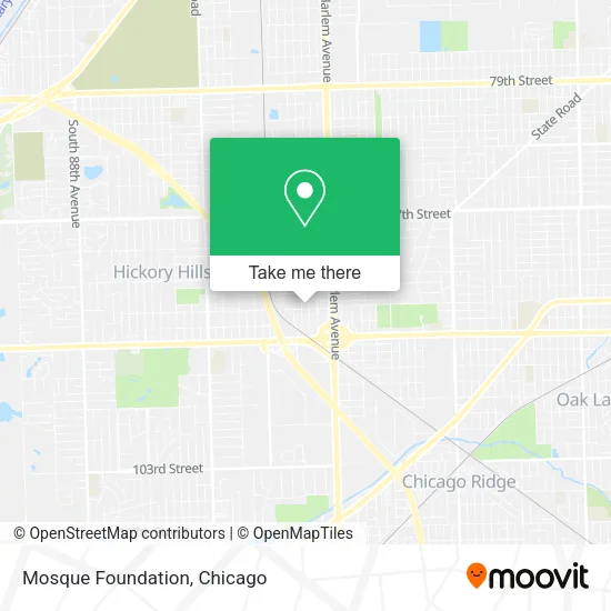 Mapa de Mosque Foundation
