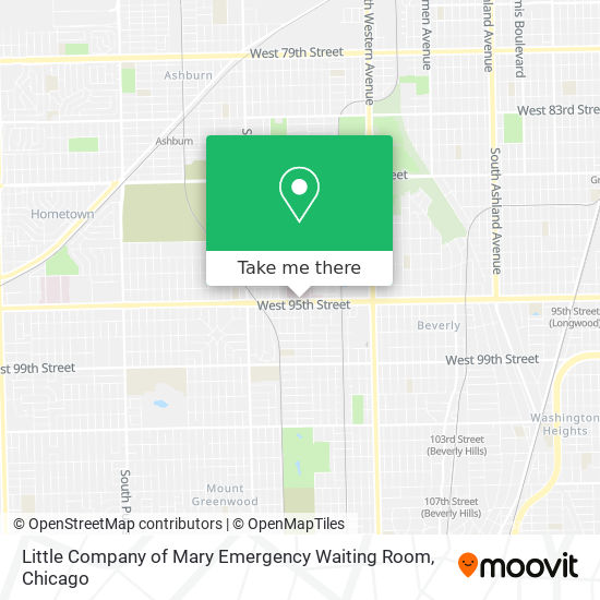 Mapa de Little Company of Mary Emergency Waiting Room