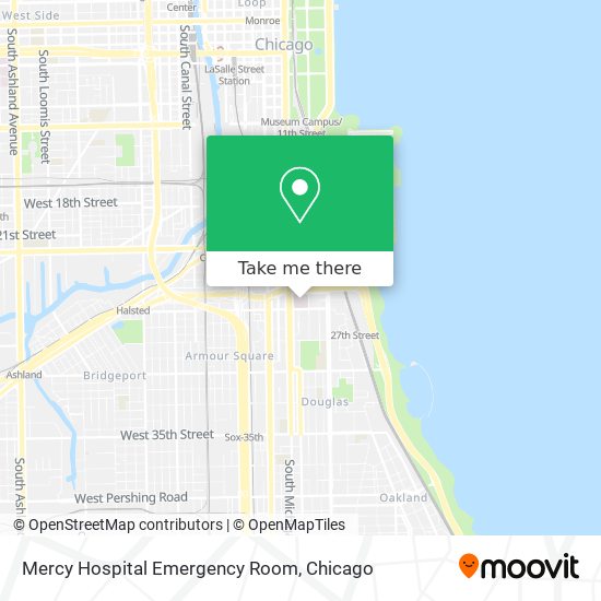 Mercy Hospital Emergency Room map