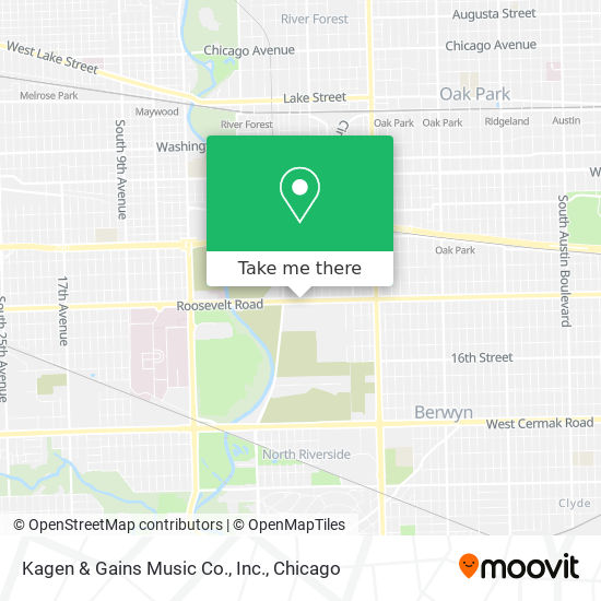 Kagen & Gains Music Co., Inc. map