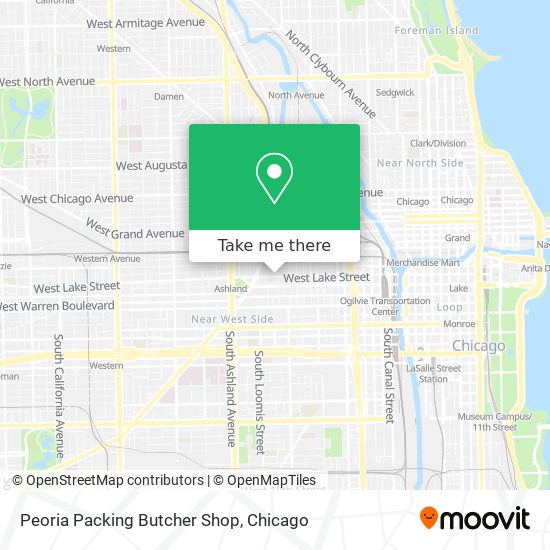 Peoria Packing Butcher Shop map