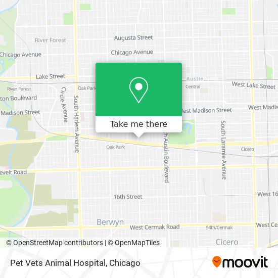 Mapa de Pet Vets Animal Hospital