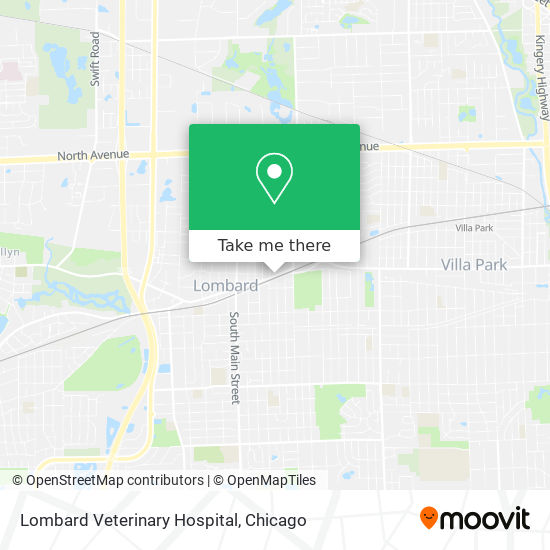 Mapa de Lombard Veterinary Hospital