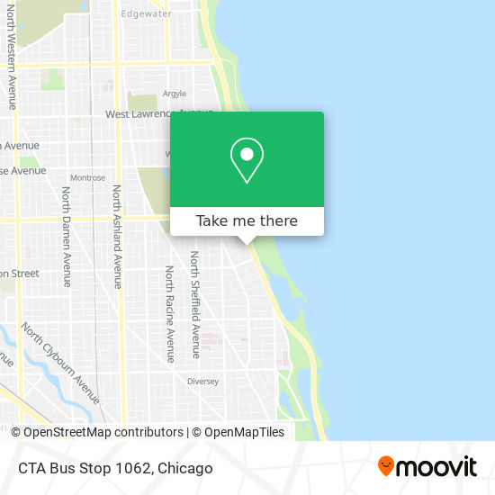 CTA Bus Stop 1062 map