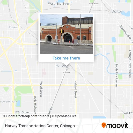 Mapa de Harvey Transportation Center