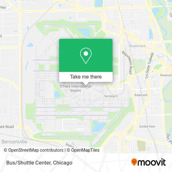 Bus/Shuttle Center map