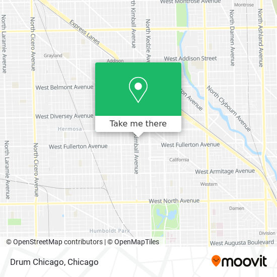 Drum Chicago map