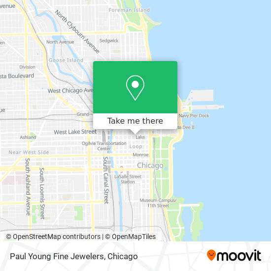 Paul Young Fine Jewelers map