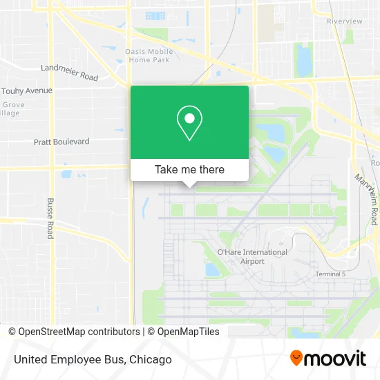 United Employee Bus map