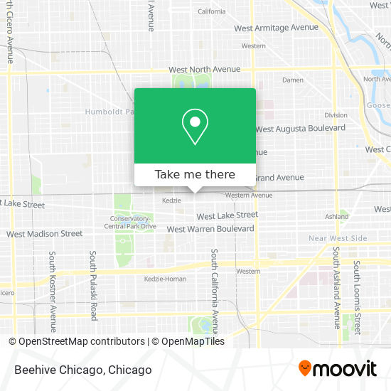Mapa de Beehive Chicago