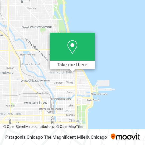 Patagonia Chicago The Magnificent Mile® map