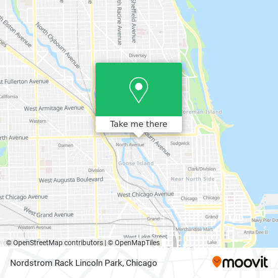 Nordstrom Rack Lincoln Park map