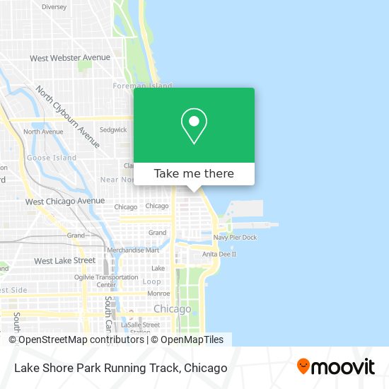 Lake Shore Park Running Track map