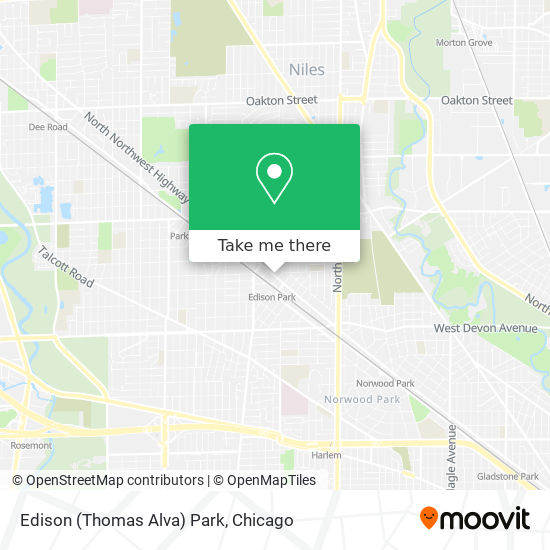 Edison (Thomas Alva) Park map