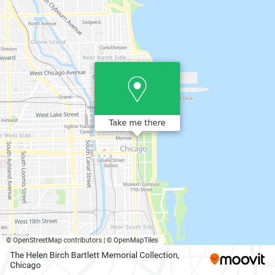 The Helen Birch Bartlett Memorial Collection map