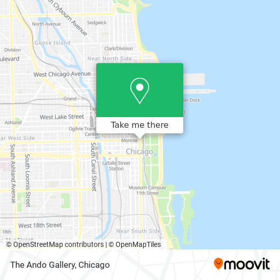 The Ando Gallery map