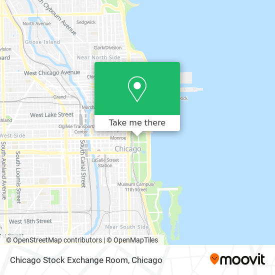 Mapa de Chicago Stock Exchange Room