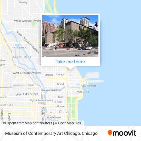 Museum of Contemporary Art Chicago map