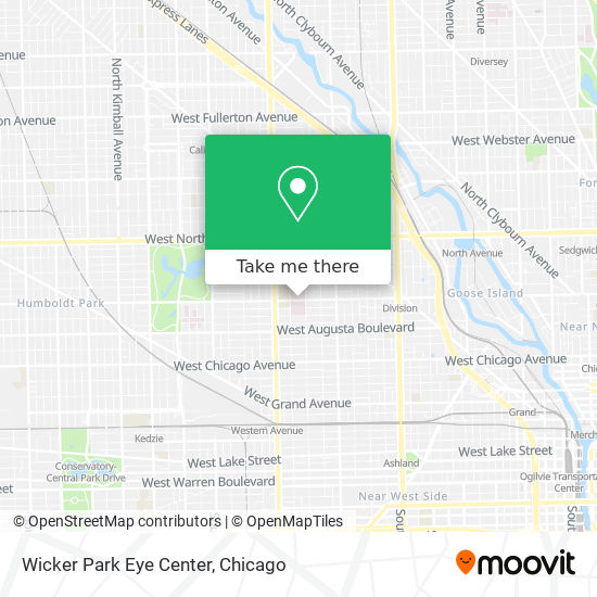 Wicker Park Eye Center map