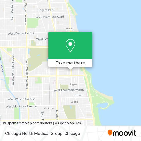 Mapa de Chicago North Medical Group