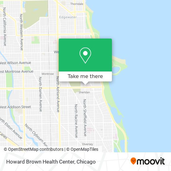 Mapa de Howard Brown Health Center