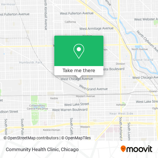 Community Health Clinic map