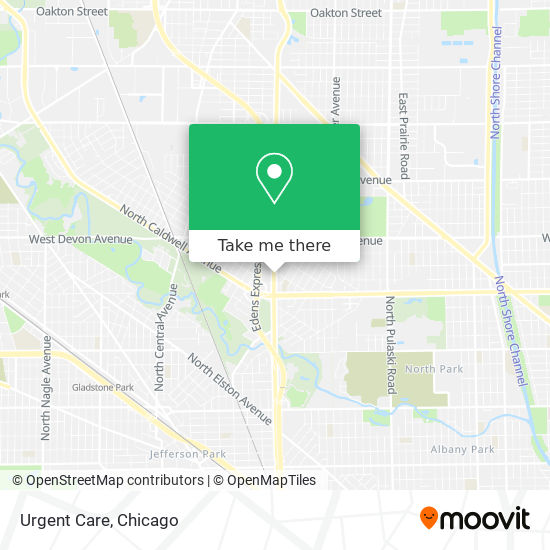 Urgent Care map