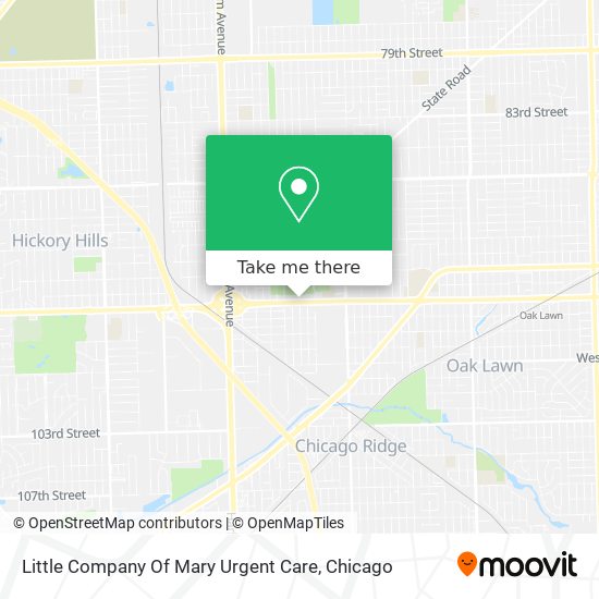 Little Company Of Mary Urgent Care map